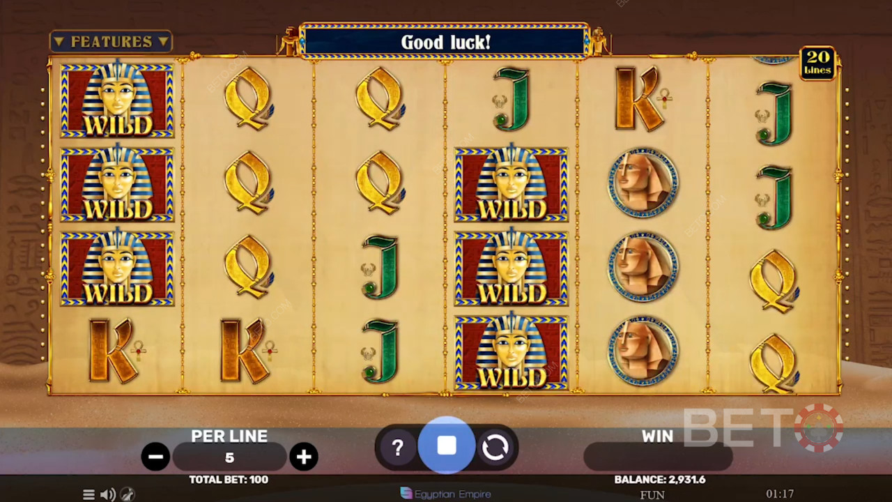 Egyptian Sands Review by BETO Pokies