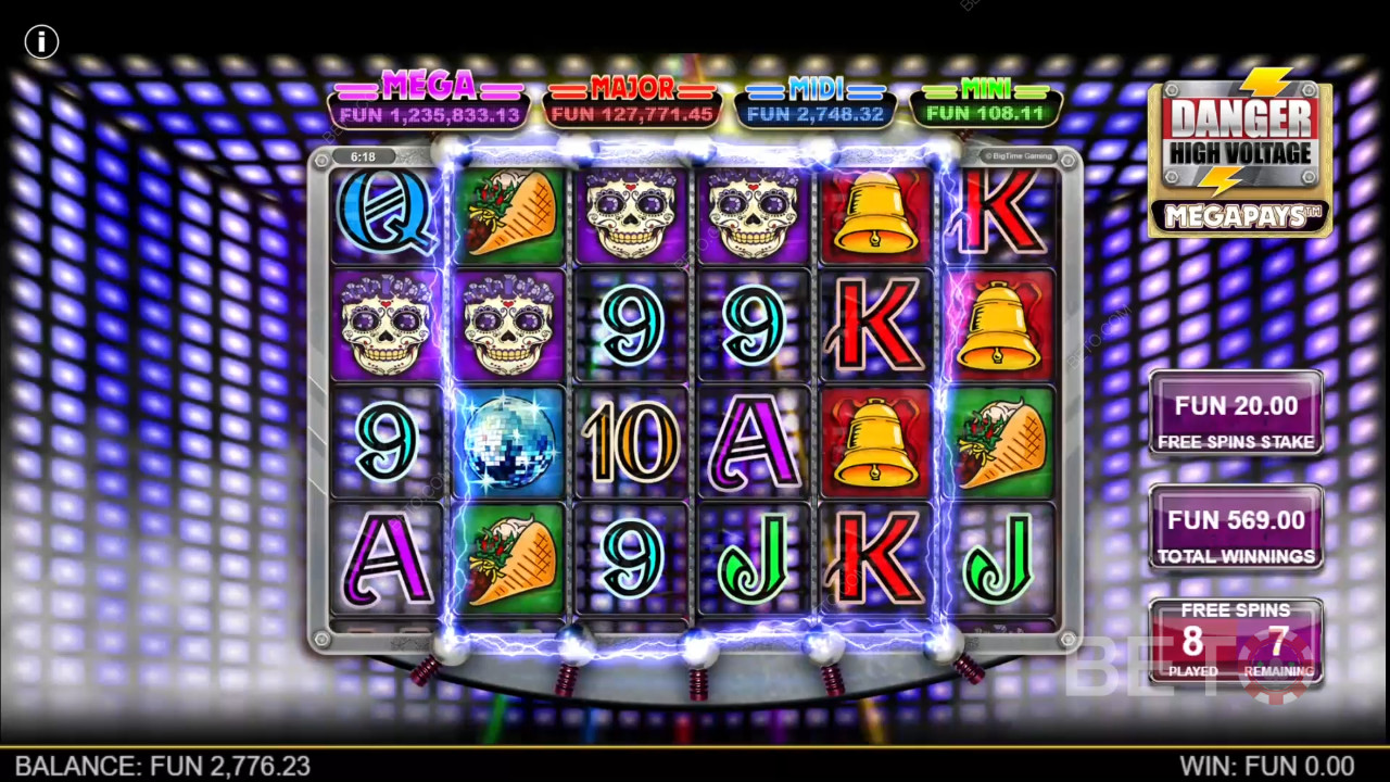 Danger High Voltage Megapays Review by BETO Pokie