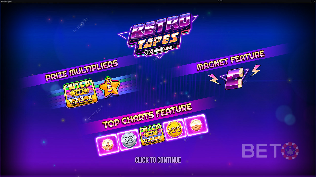 Bonus Features Unpacked in Retro Tapes Cluster Link by Push Gaming