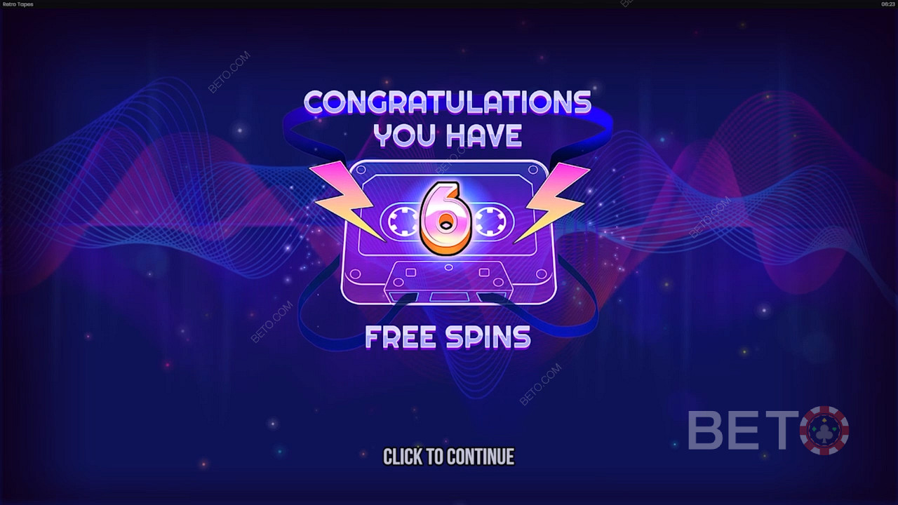 Score 10,000x your wager in the Retro Tapes Cluster Link Video Pokie!