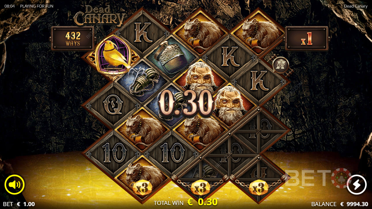 Discover top features and big wins in the Dead Canary pokie machine