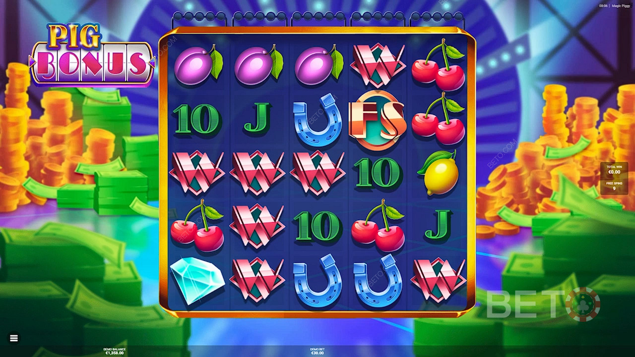Score 7,500x Your Wager in the Magic Piggy Online Pokie!