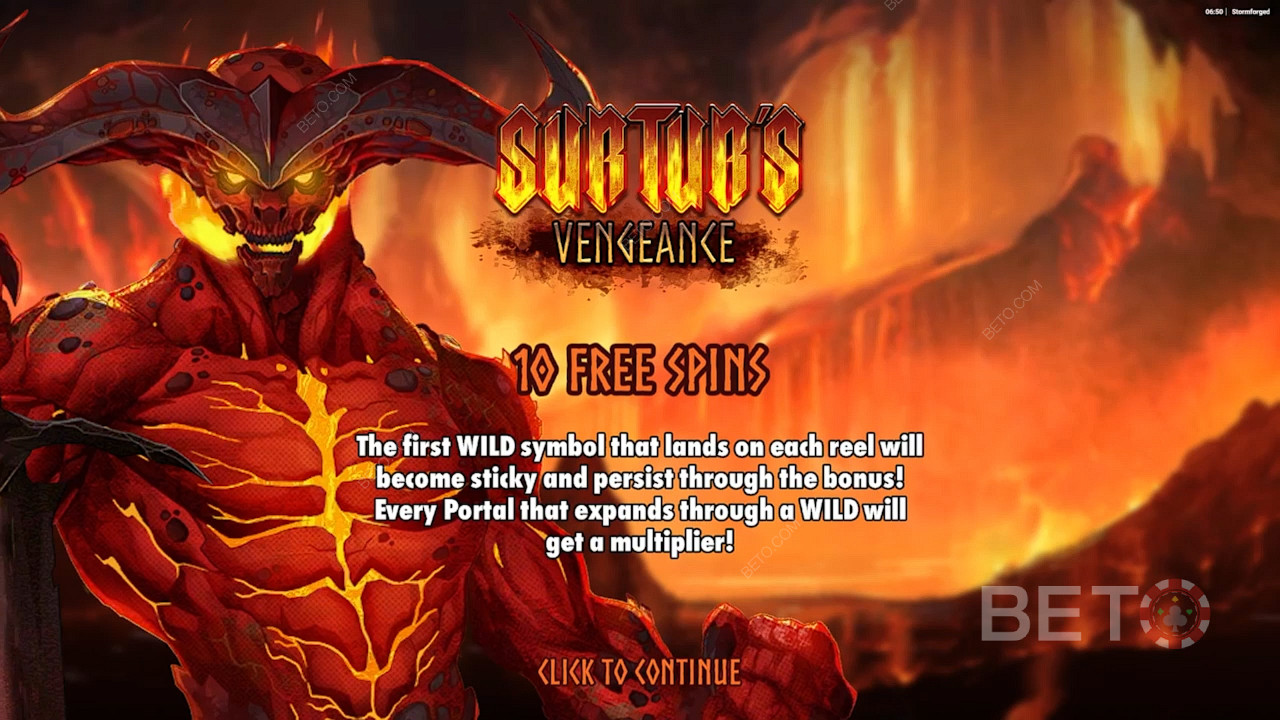 Score Free Spins with Sticky Wilds in the Stormforged online pokie