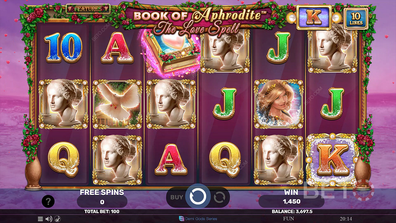 Book Of Aphrodite - The Love Spell Free Play