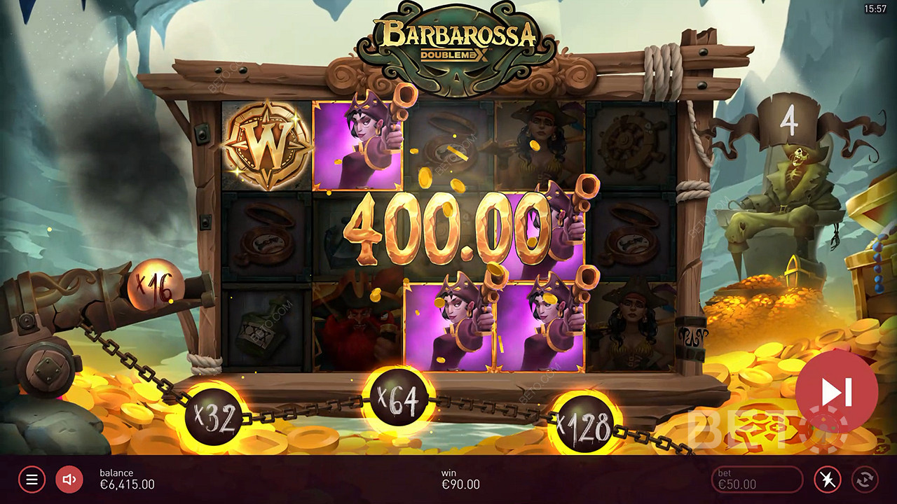 Score 20,000x Your Wager on the Barbarossa DoubleMax Pokie!