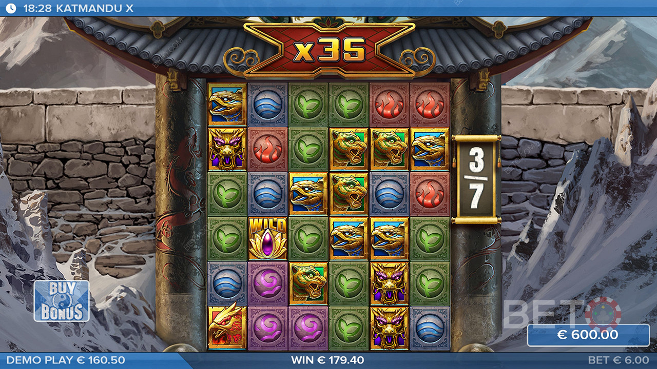 Score 25,000x Your Wager in the Katmandu X Pokie!
