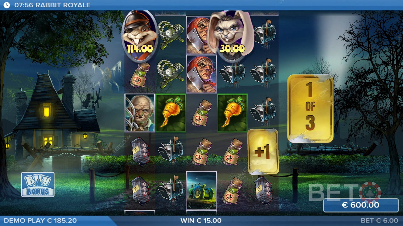 Score 25,000x Your Wager in the Rabbit Royale Pokie!