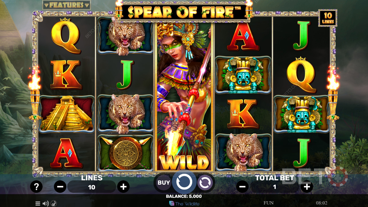 Spear Of Fire Review by BETO Pokies