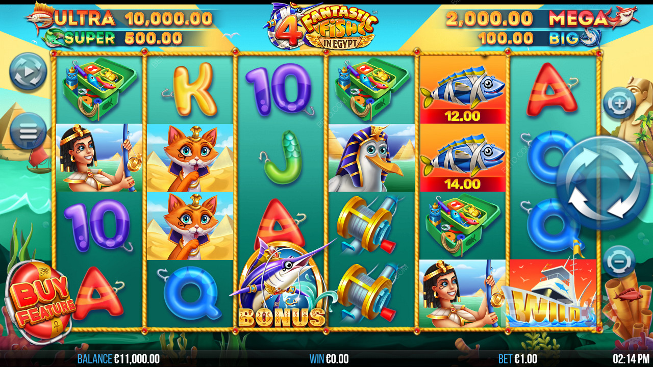 4 Fantastic Fish in Egypt Free Play