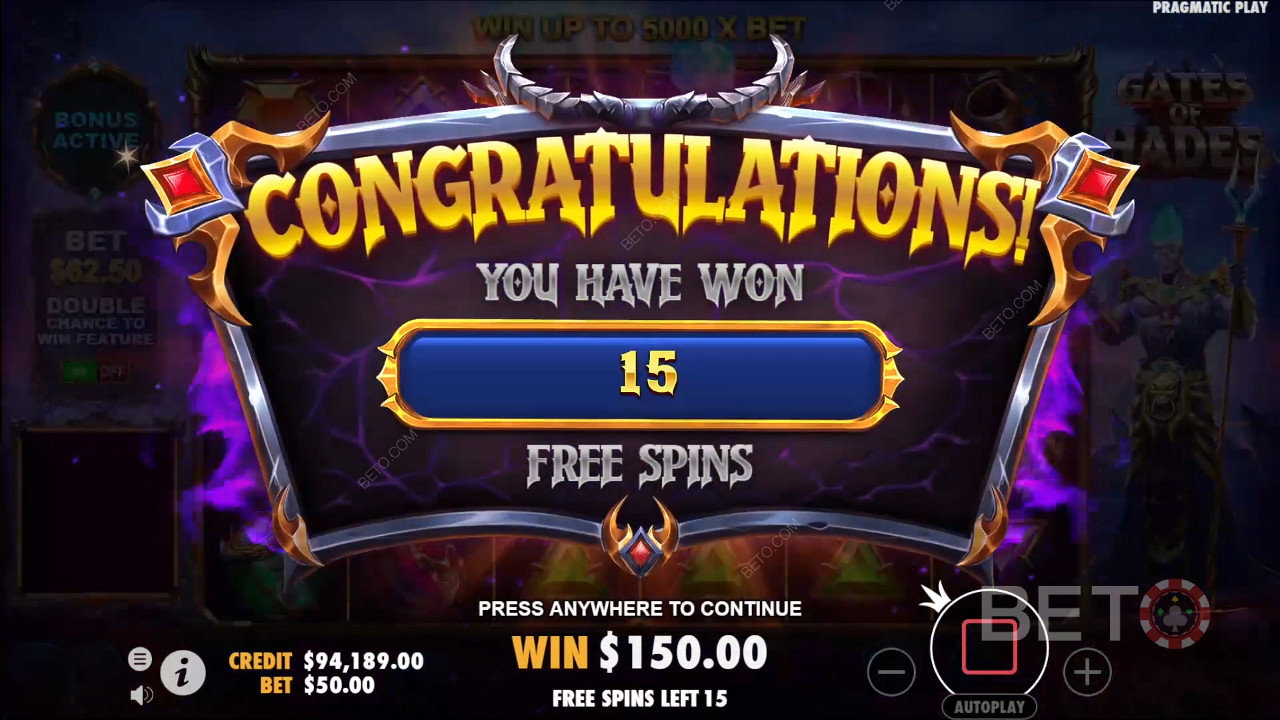 Score 5,000x Your Wager in Gates of Hades Pokie Online!
