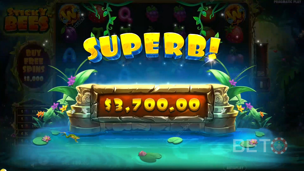 Sweet as! Sticky Bees pokie
