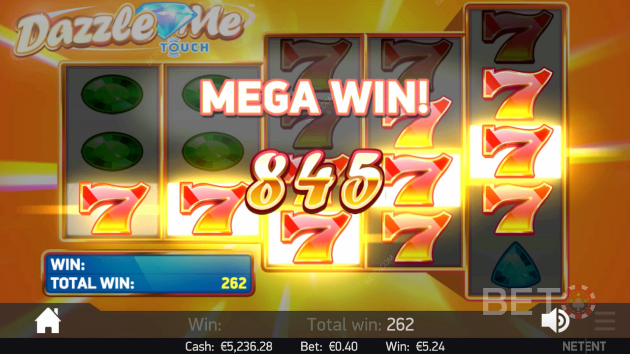 Massive Payout On Dazzle Me Video Pokie