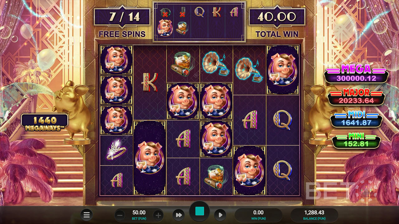 The Great Pigsby Megapays Review by BETO Pokies
