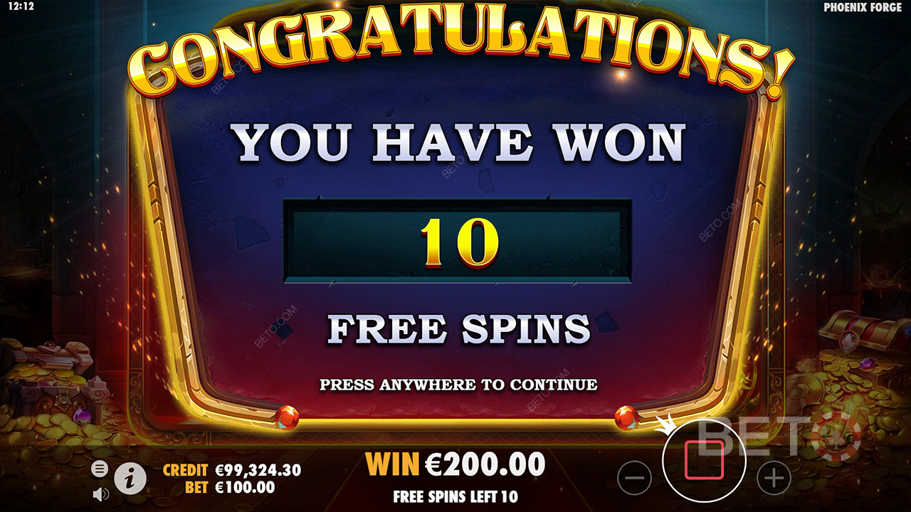 Win 5,000x Your bet in the Phoenix Forge Video Pokie!