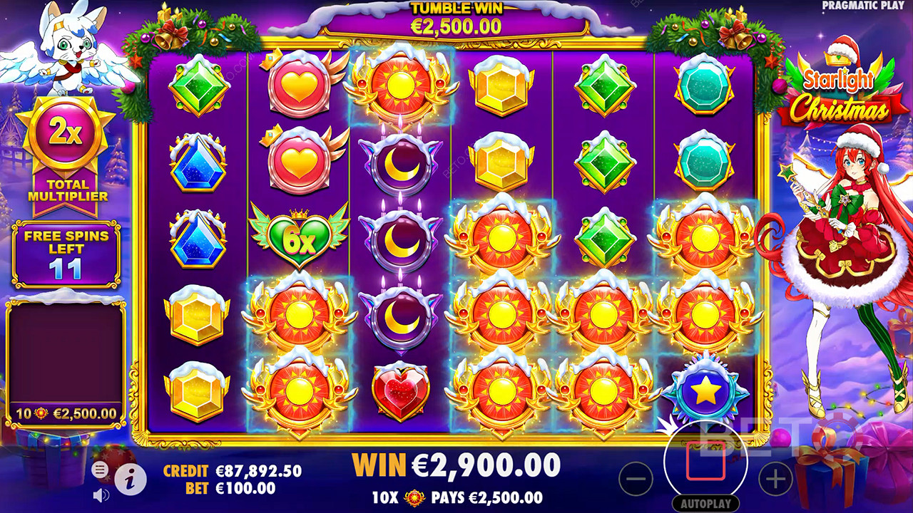 Massive wins possible in Free Spins with total Multiplier boost