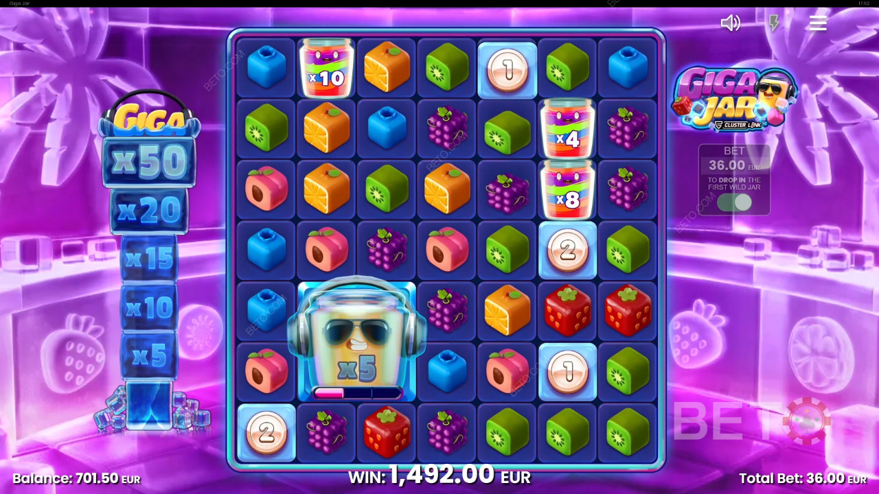 Giga Jar Cluster Link Review by BETO Pokies