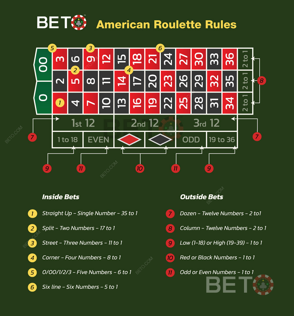 Kiwi guide to American roulette: Rules and betting basics