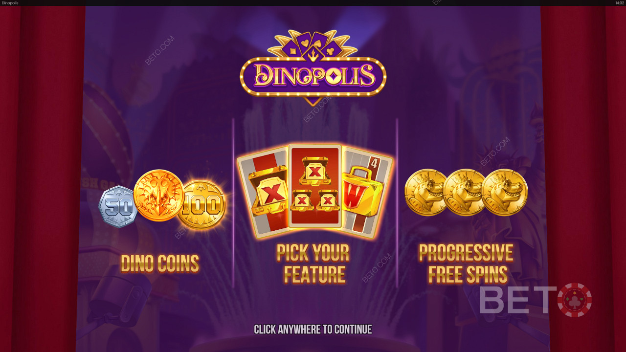 Uncover bonuses and advance through Free Spins for massive wins