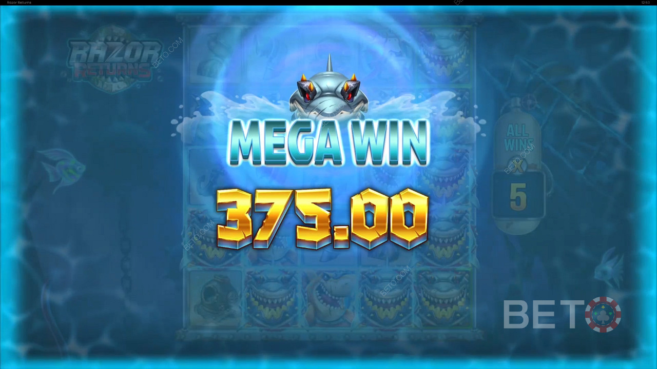 Score big payouts in the Free Spins