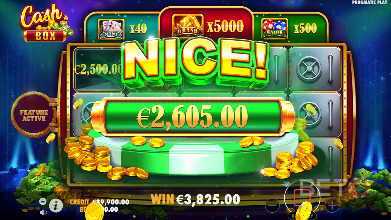 Score 5,000x Your Wager in the Cash Box Online Pokie!