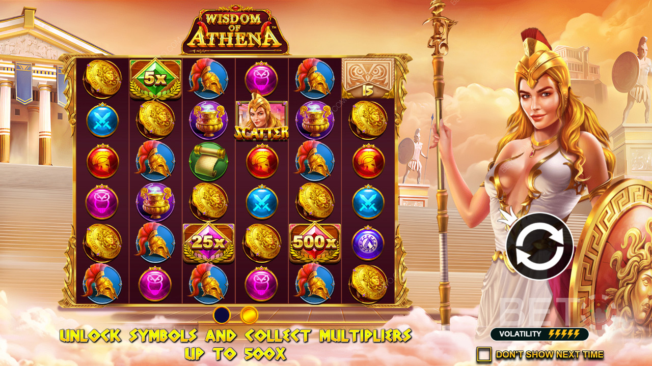 Wisdom of Athena pokie brings big multipliers to Kiwi players