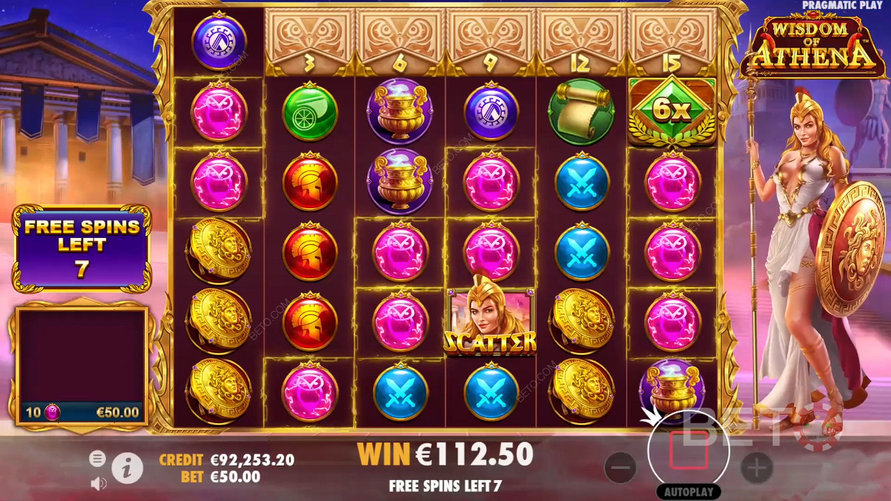 Wisdom of Athena Free Spins boast ongoing Win Multiplier