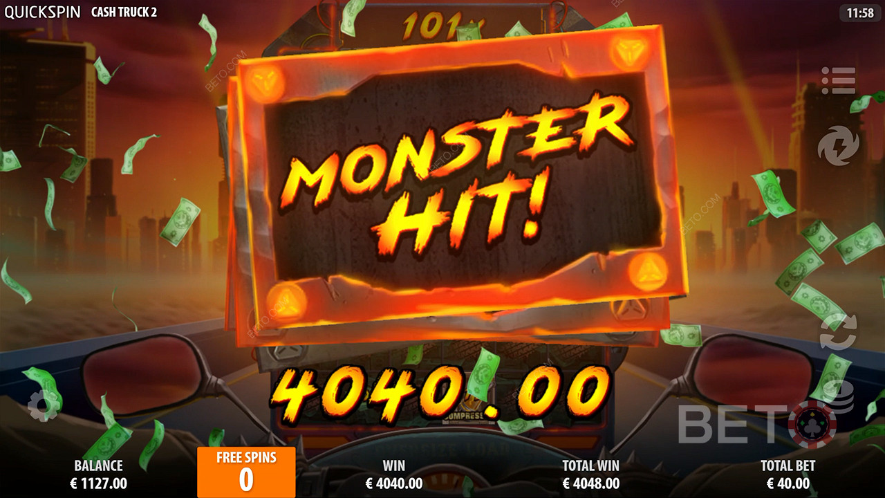 Scoop 35,000x Your Wager in Cash Truck 2 Pokie Online!