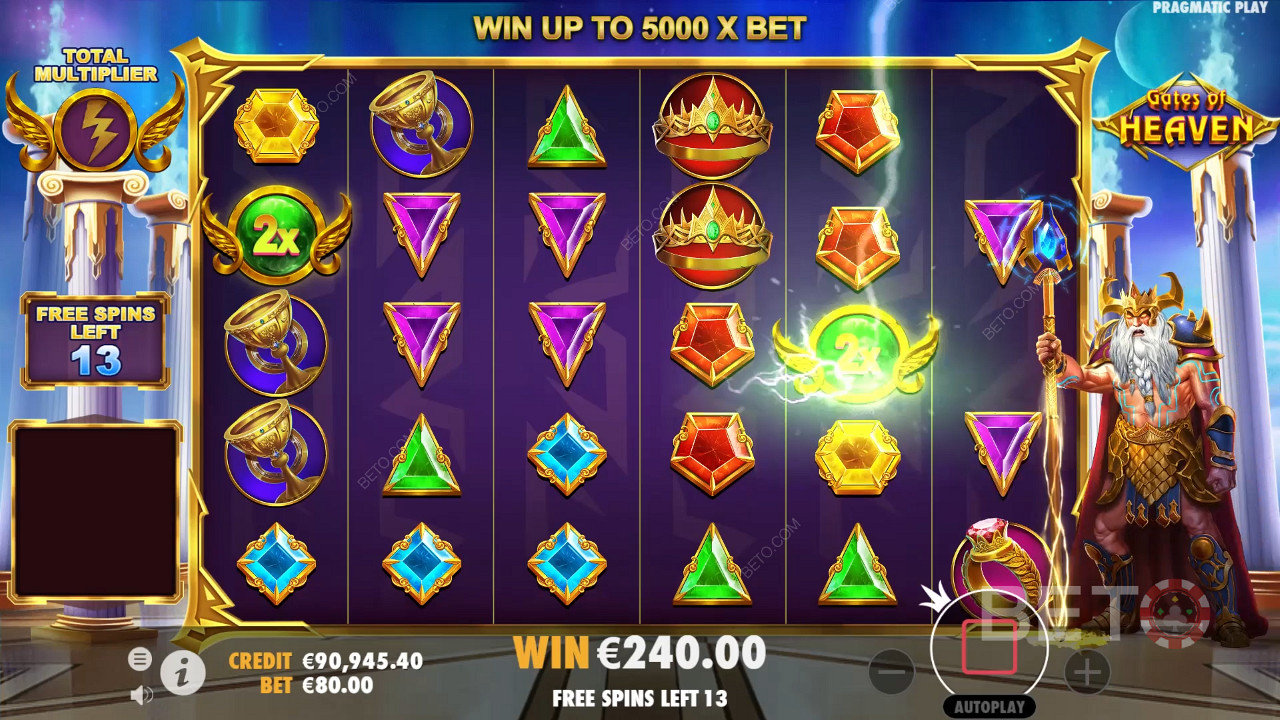 Score a Progressive Multiplier in the Free Spins like other Pragmatic Play pokies