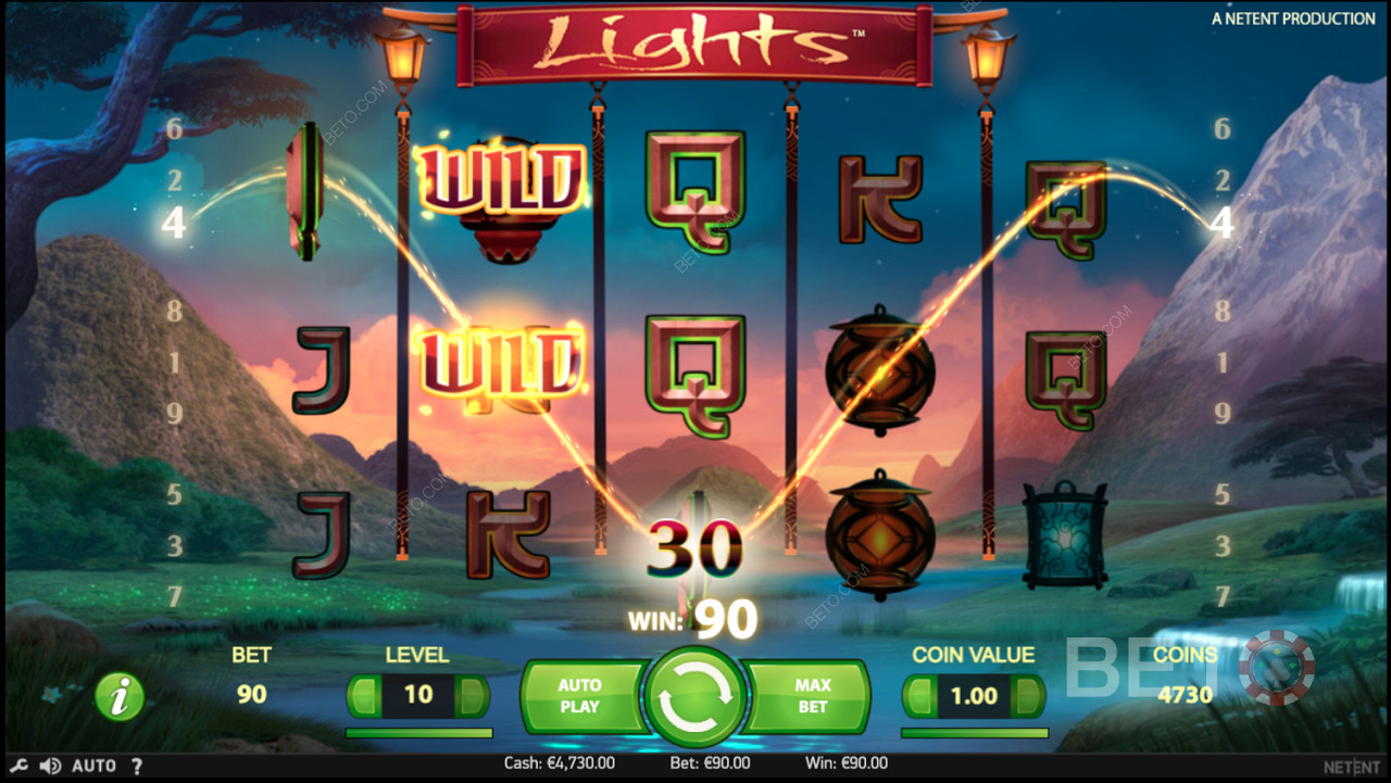 Scoring a sweet win with a hand from the WILD symbol