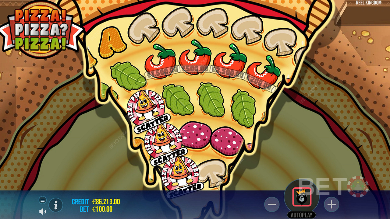 3 or more Scatters needed to kick off Free Spins
