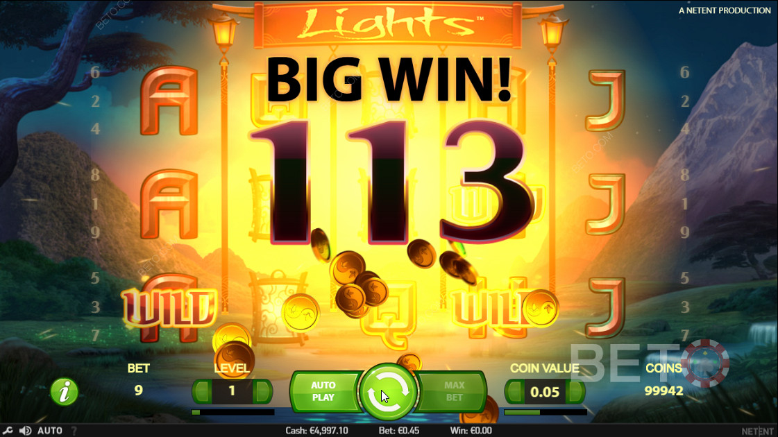 Scoring Big in Lights Pokie