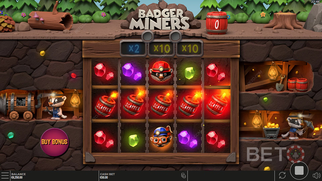Badger Miners Review by BETO Pokies