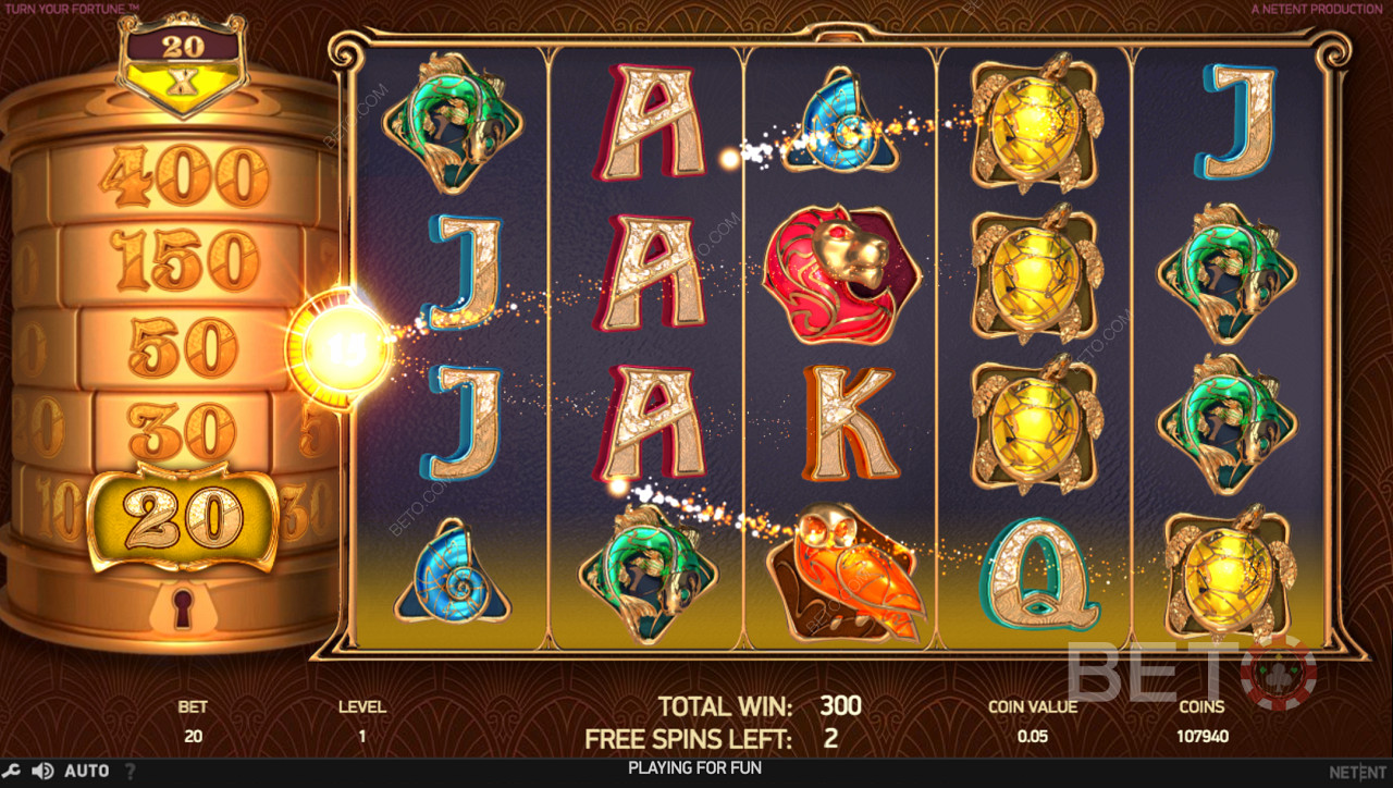 The Lucky Spin Drum in Turn Your Fortune