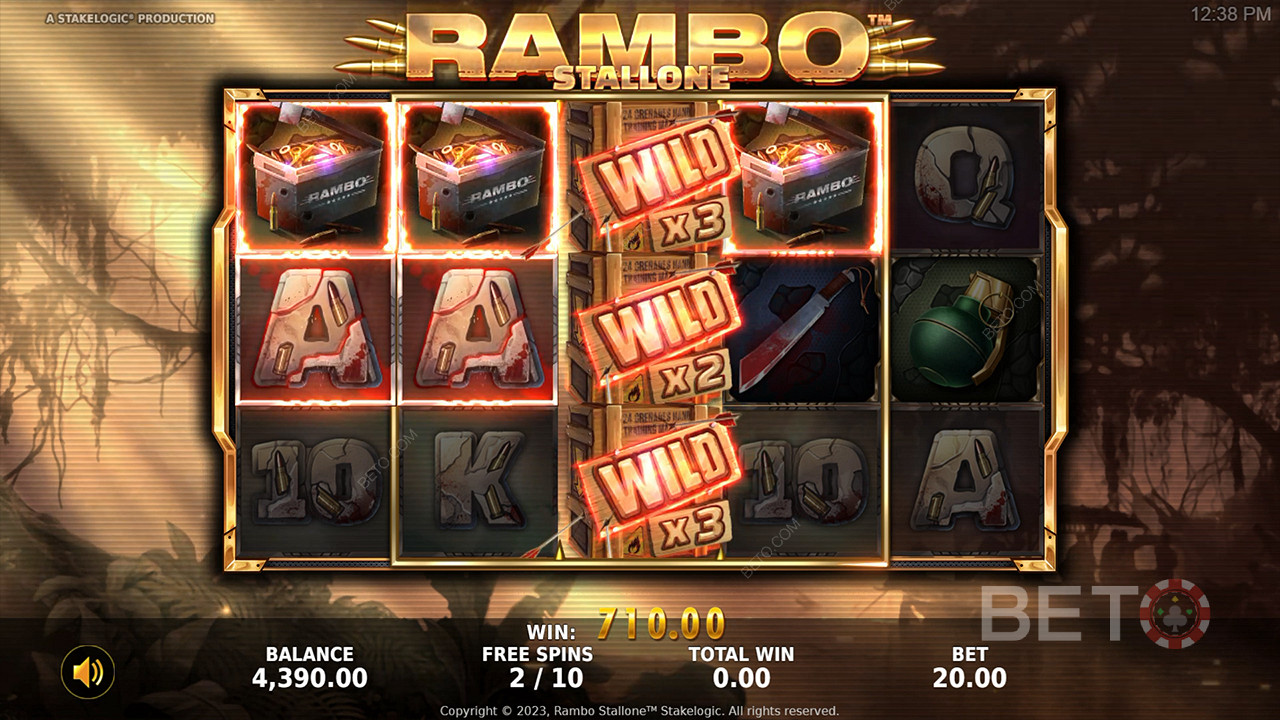 Multiplier Wilds amp up the Free Spins