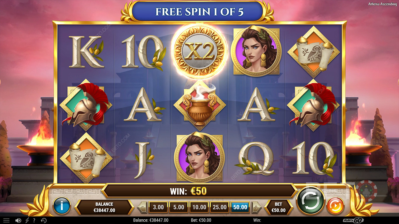 Athena Ascending Review by BETO Pokies