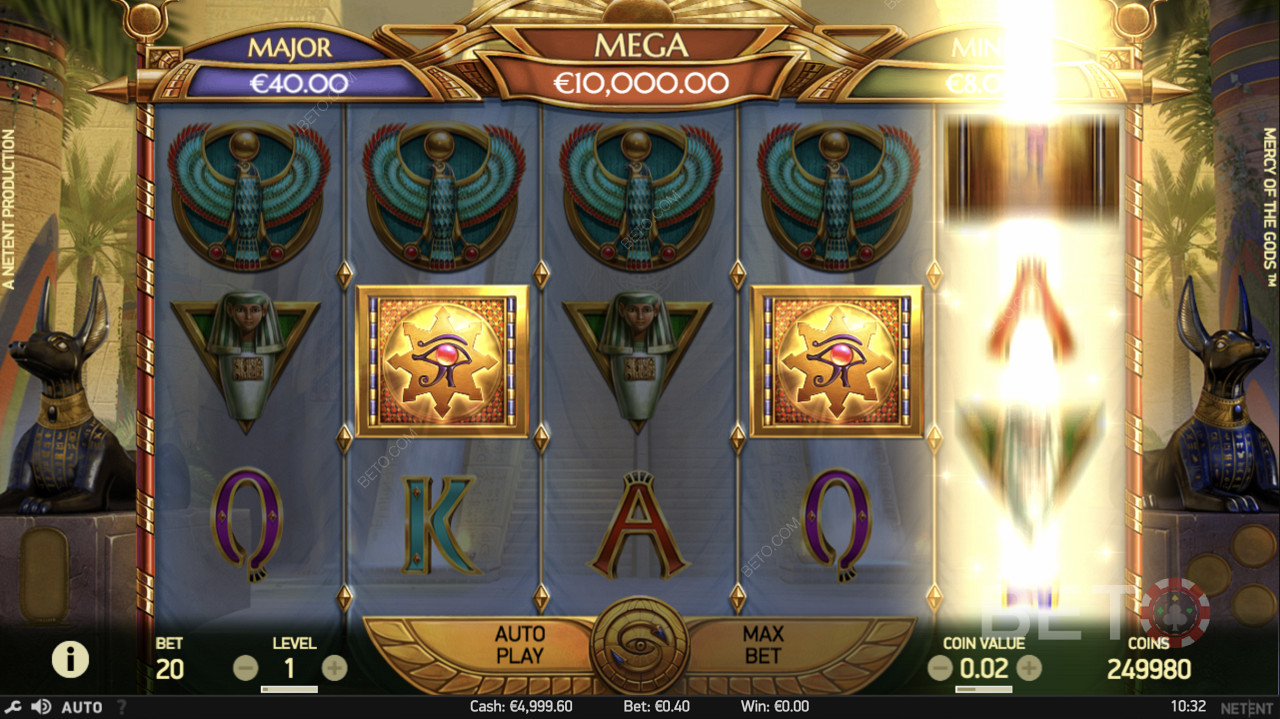 Scoring dual Special symbols in Mercy of the Gods