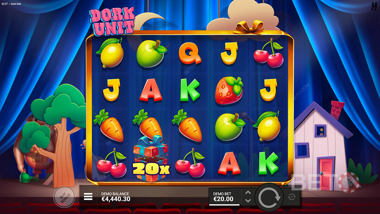 Cheeky Multipliers boost your chances for big wins in Dork Unit online pokie