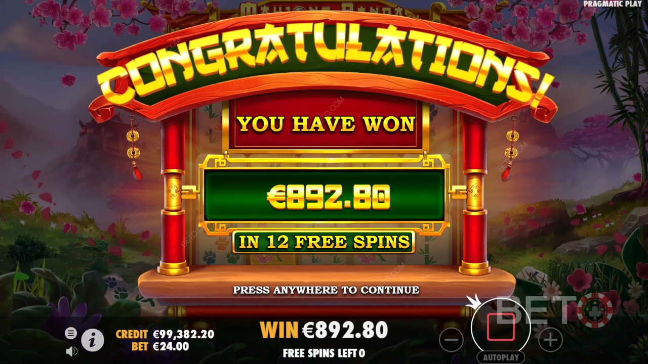 Scoop 5,000x Your Wager in the Mahjong Panda Pokie Game!