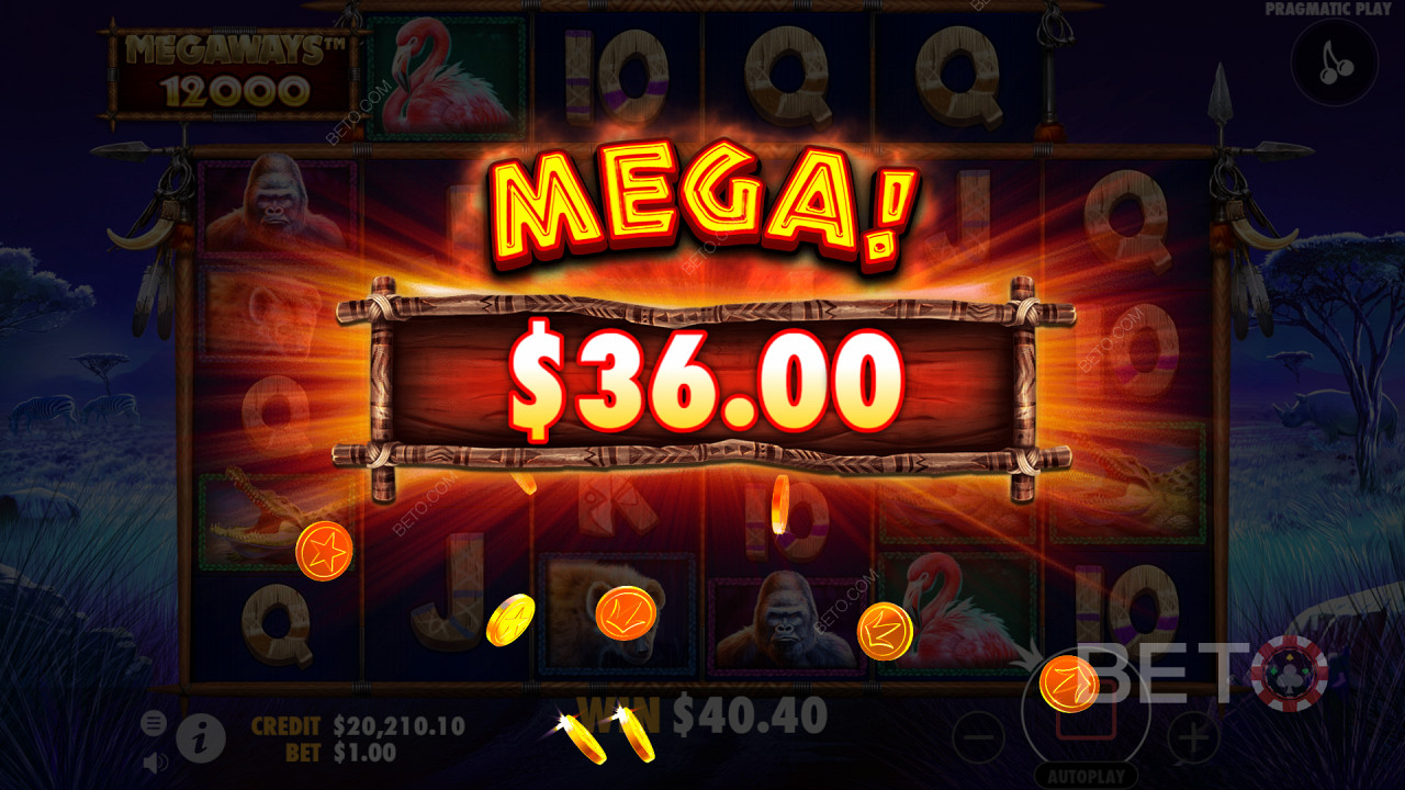 Massive Payouts in Great Rhino Megaways Pokie