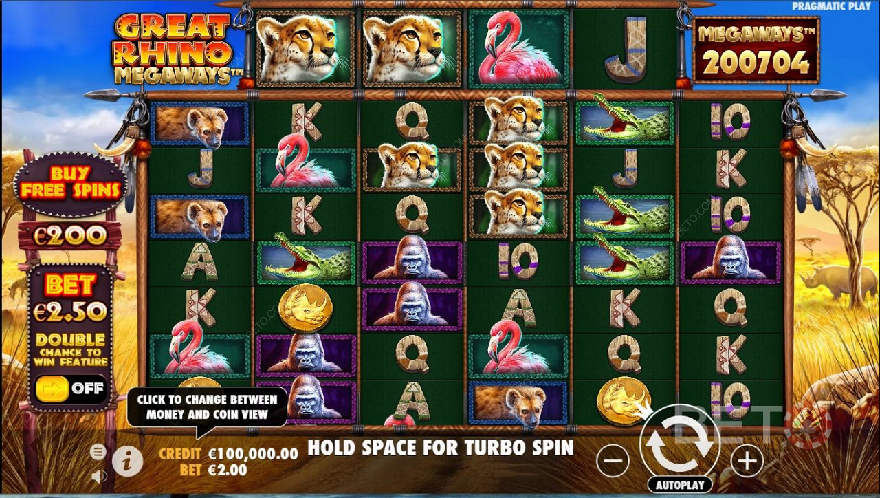 Great Rhino Megaways Online Pokie