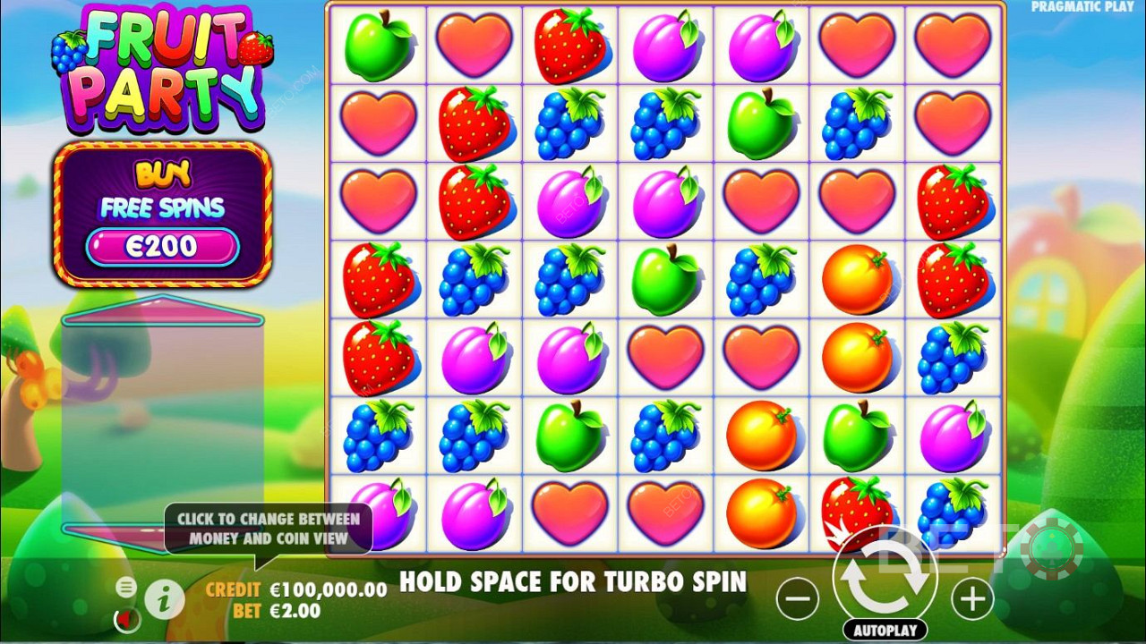 Kiwi-Style Grid Layout of Fruit Party