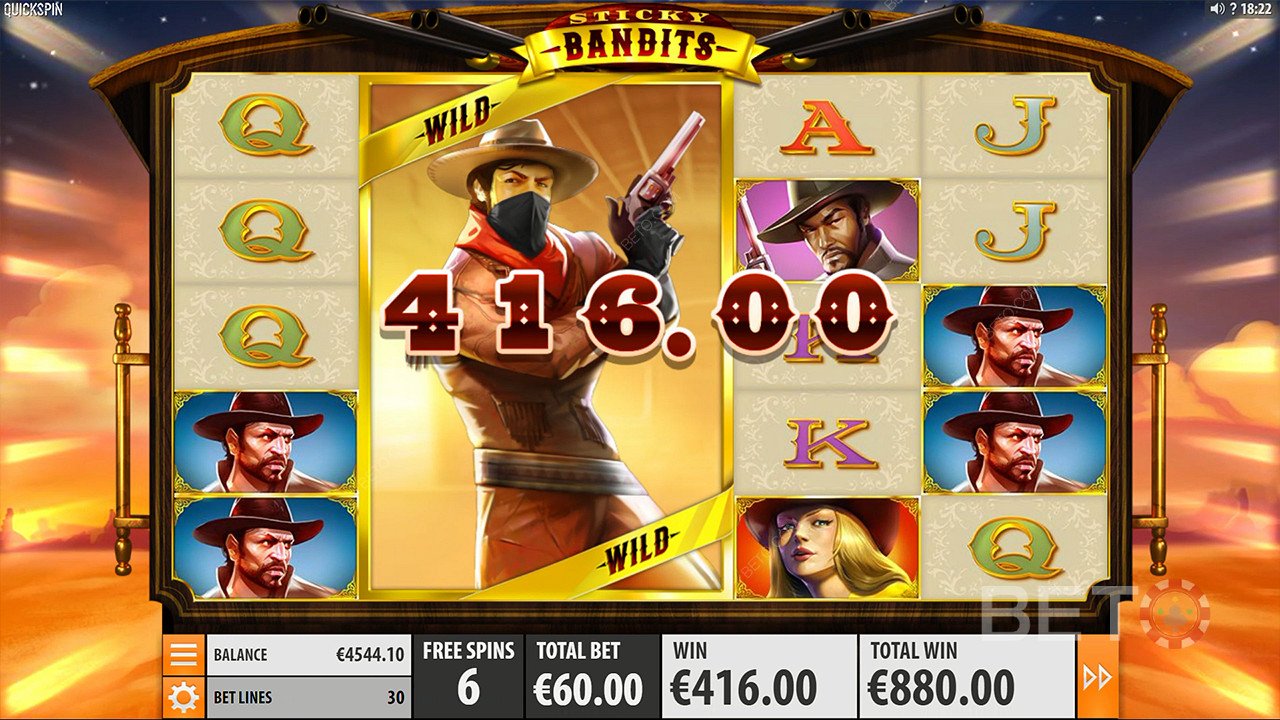 Huge Wild symbols boost big payouts in this ripper game