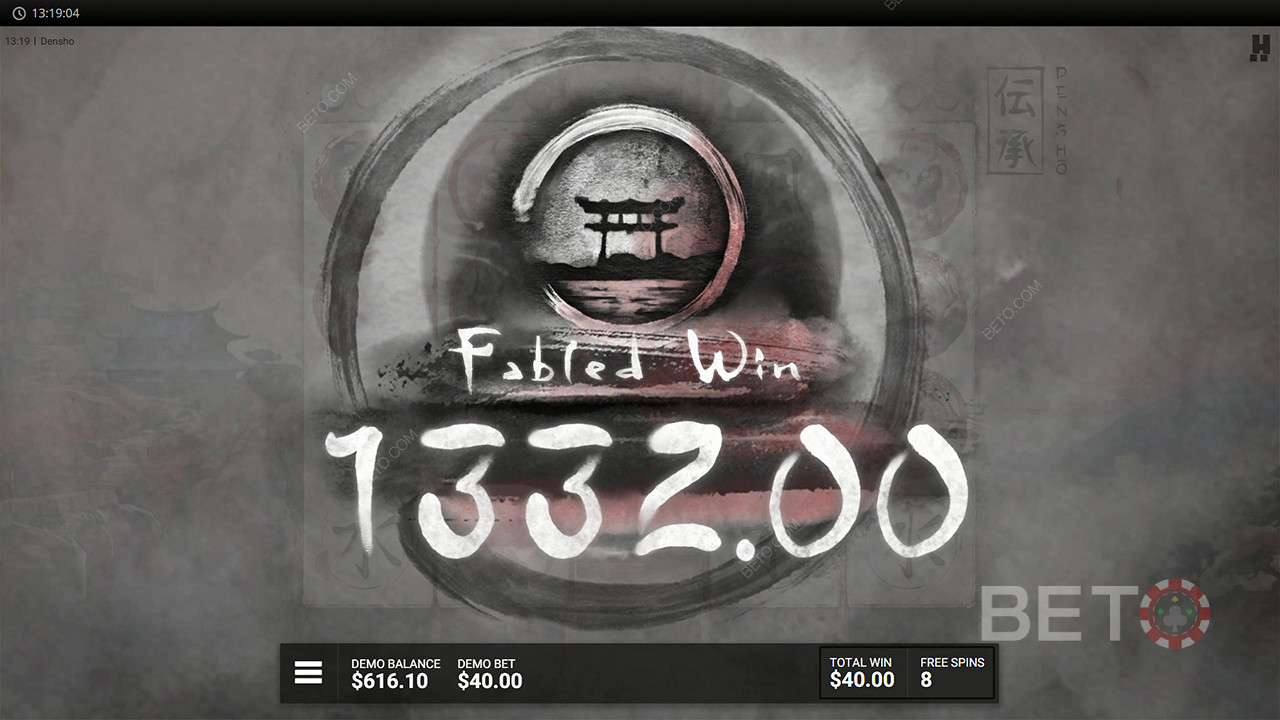 Score 10,000x Your Wager in the Densho Pokie Game!
