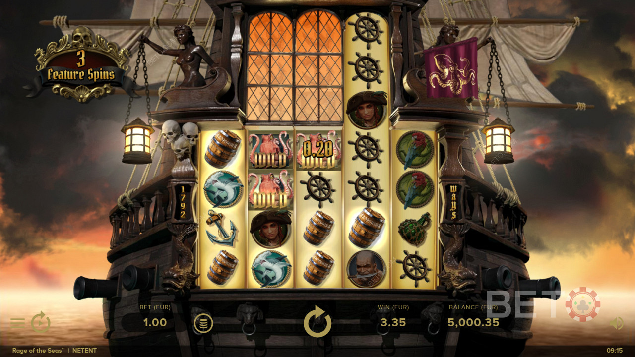 Expanding Reels Bonanza in Rage of the Seas