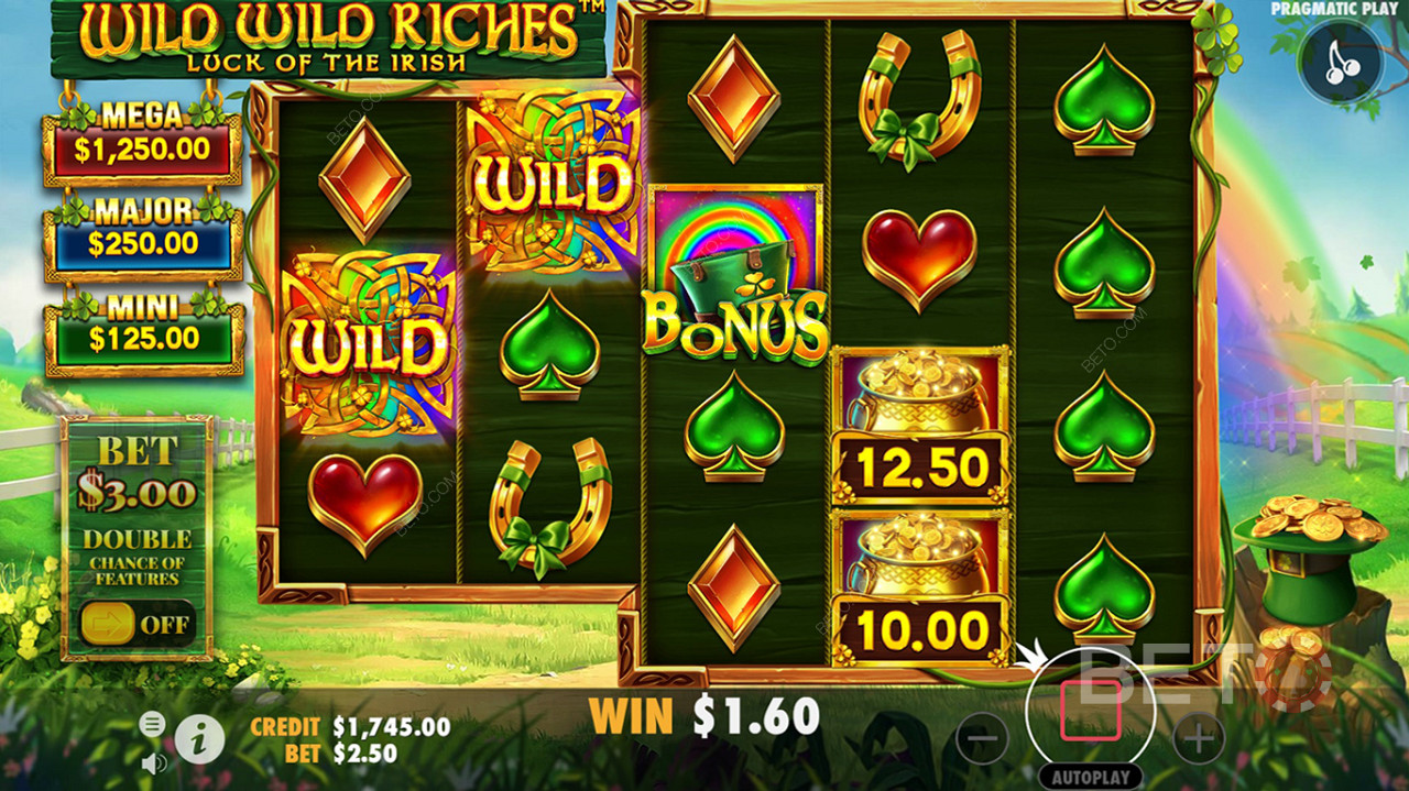 More frequent wild spins mean more chances to win the bonus