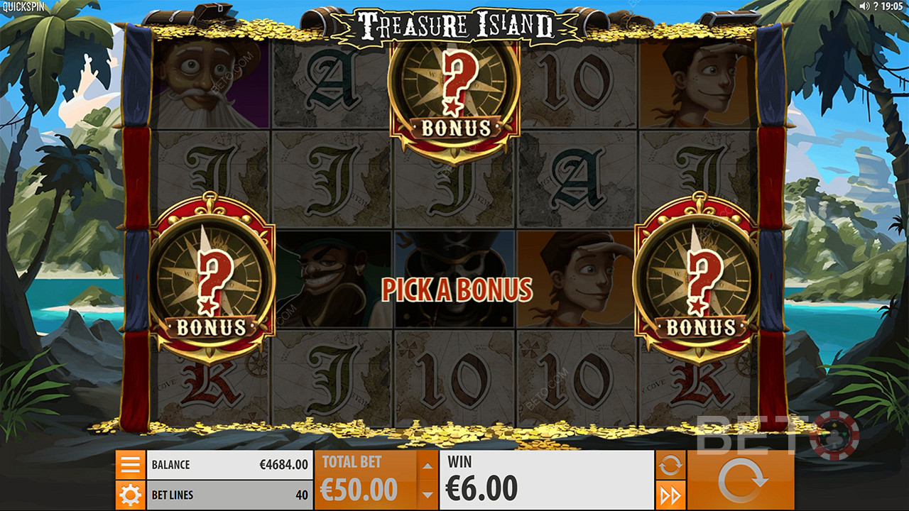 Treasure Island (Quickspin)  Free Play