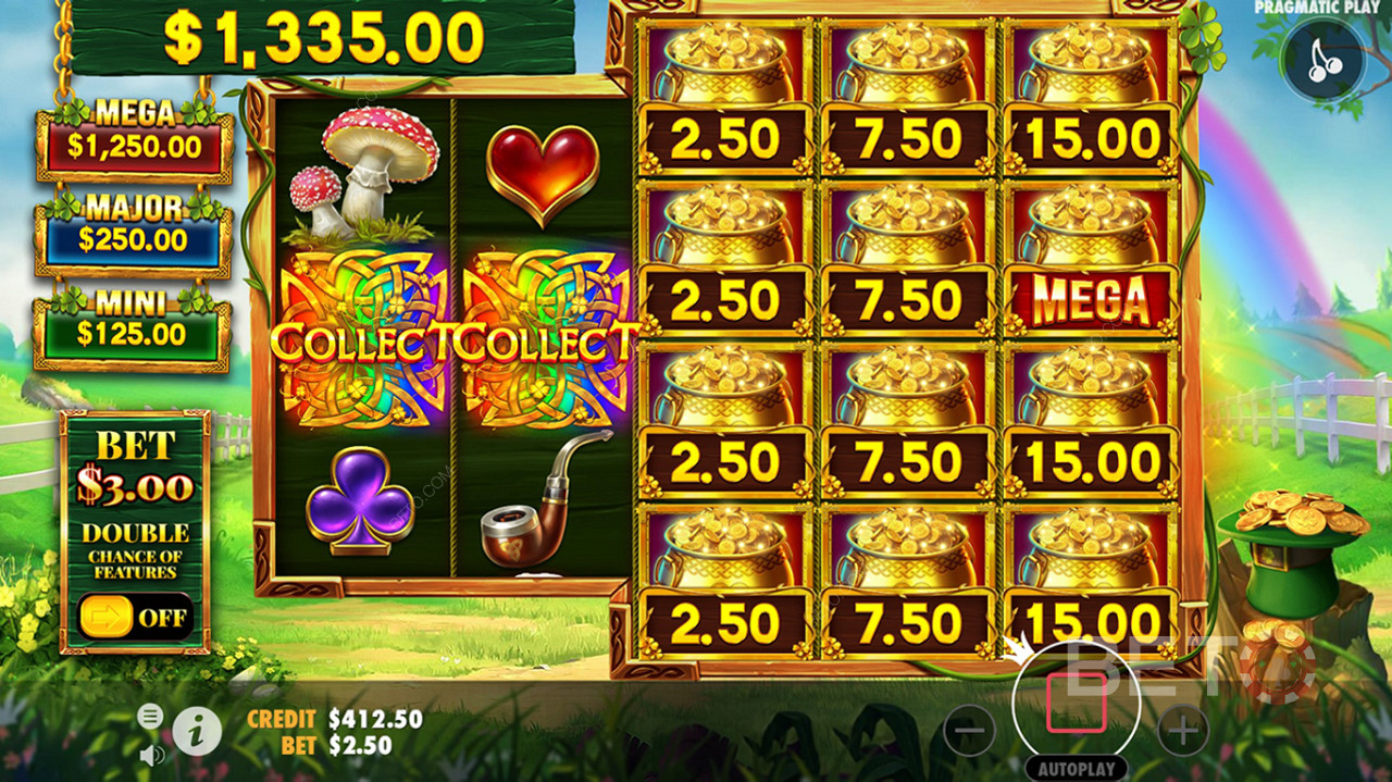 The Coin Collect Feature can flip your fortunes fast