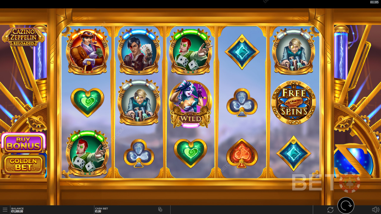 Cazino Zeppelin Reloaded Review by BETO Pokies