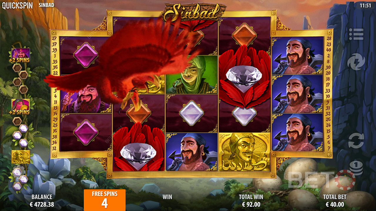 Sinbad (Quickspin)  Free Play