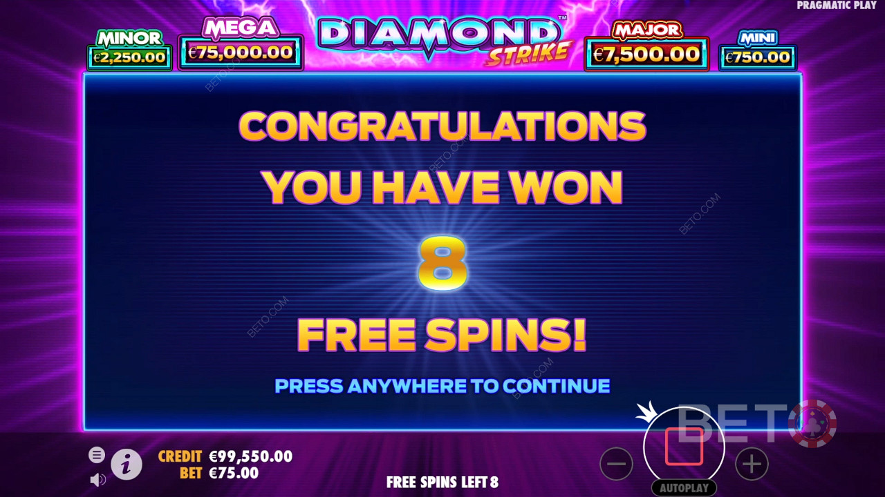 Score 1,000x Your Wager on Diamond Strike Pokie!